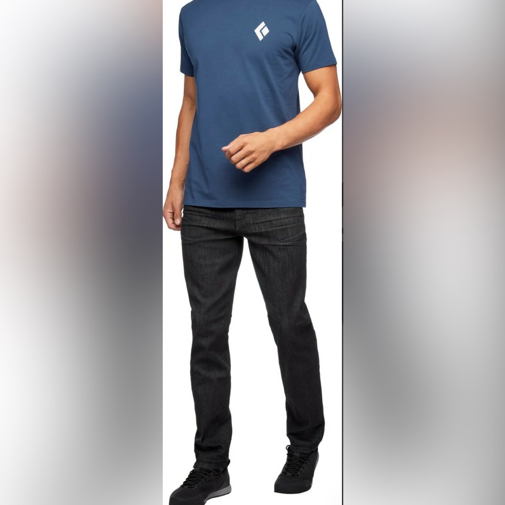 Black Diamond NWT Men's Dark Charcoal Mission Wool Denim Pants